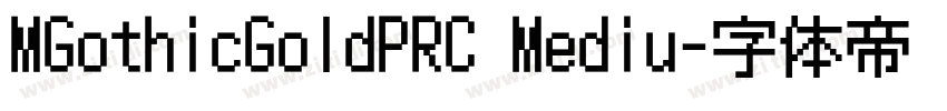 MGothicGoldPRC Mediu字体转换